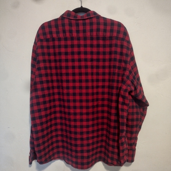 Untuckit Mens Long Sleeve Check Button Down Shirt XXXL Lumberjack 100%Cotton - Picture 5 of 11
